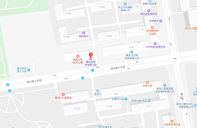 北京代生母婴护理中心地图